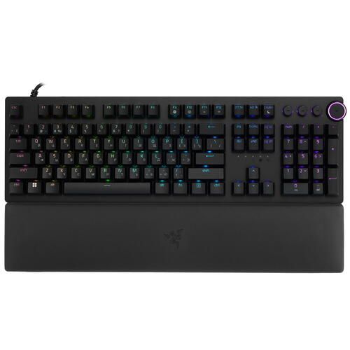 Клавиатура проводная Razer Huntsman V2 RZ03-03931300-R3R1 , оптомеханическая Purple, клавиш - 108, USB, #1