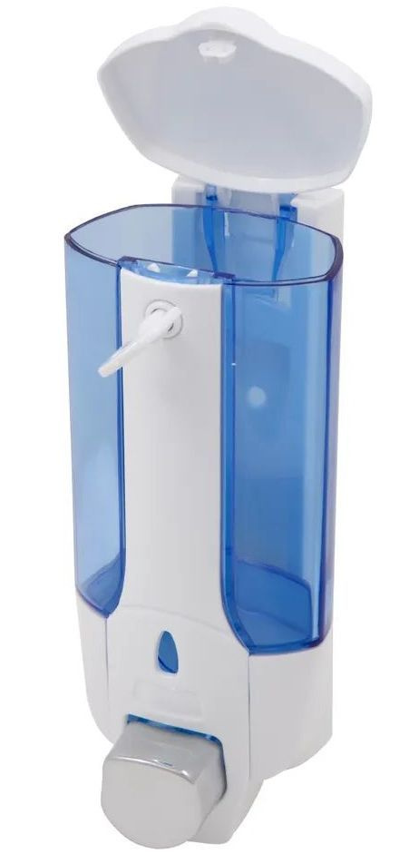 Дозатор для жидкого мыла 0,38л пластик белый #1