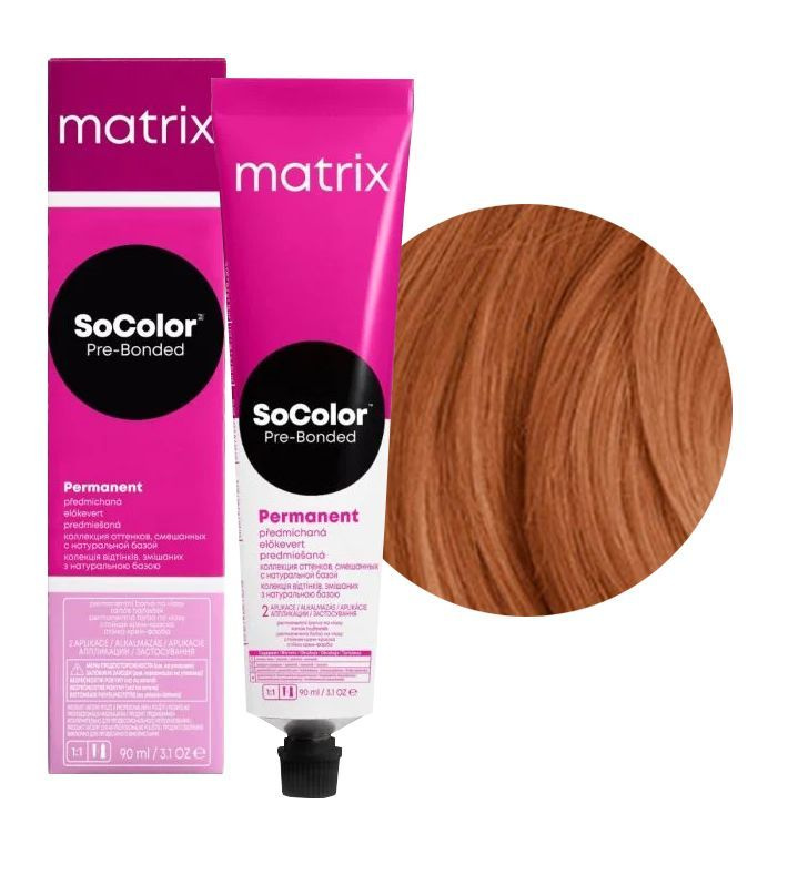 Краска для волос Matrix SoColor Pre-Bonded 7C блондин медный 90 мл #1