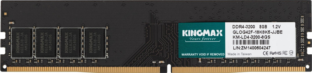 KINGMAX Оперативная память OfficeNeedsKingmax3200DDR4 1x (KM-LD4-3200-8GS) #1