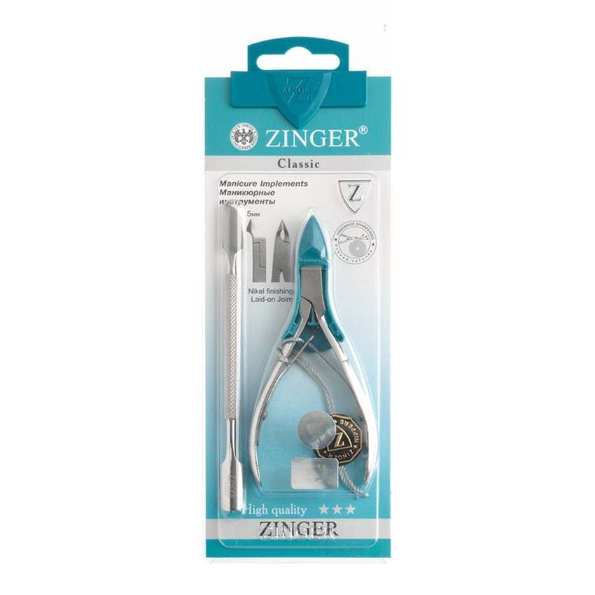 Zinger Набор для маникюра Sis-12-S (кусачки для кутикулы;металлическая палочка), маникюрный инструмент #1