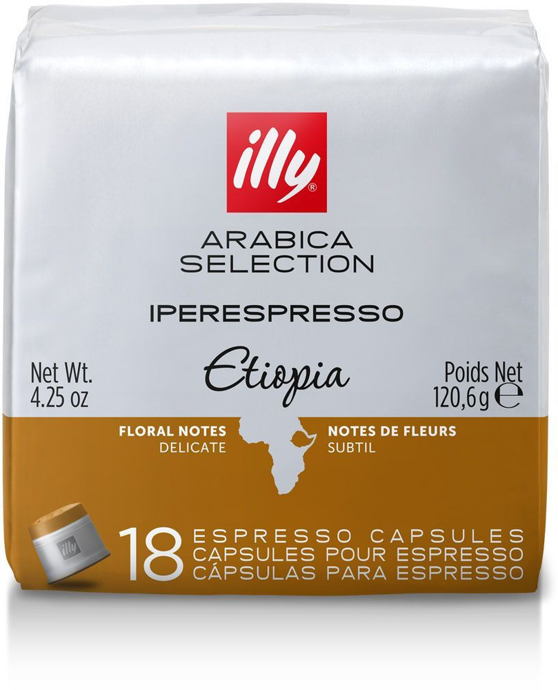 Кофе в капсулах illy Arabica Selection, Эфиопия, для системы Iperespresso, 18 капс (арабика 100%, Италия) #1