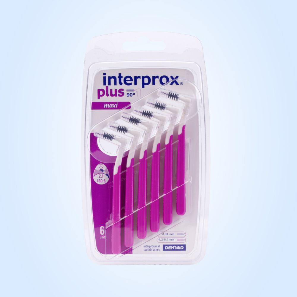 Межзубные ершики Interprox Plus Жесткая ручка maxi 2,1 мм, 6 шт #1