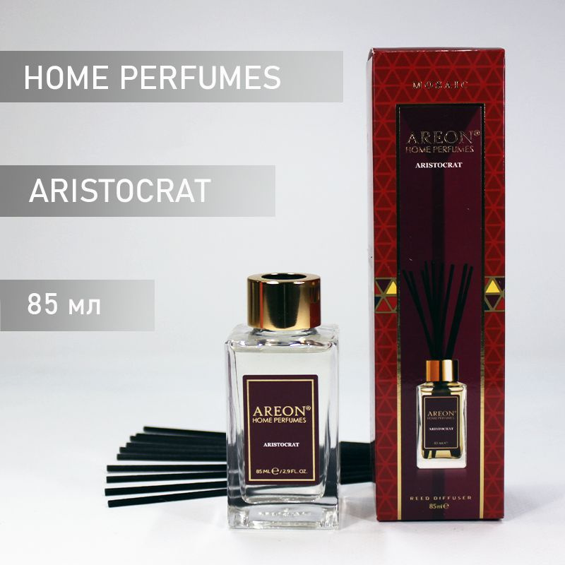 Ароматизатор интерьерный AREON Premium Mosaik (банка, деревянные палочки) Aristocrat 85 мл  #1