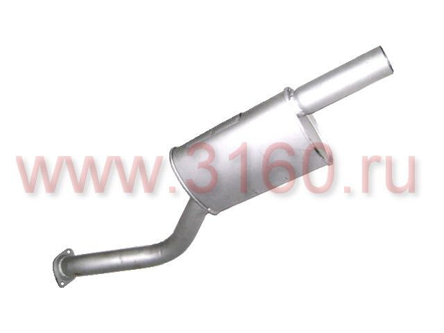 Резонатор УАЗ Хантер Патриот дв 409 под 2 болта Автоглушитель - купить ...