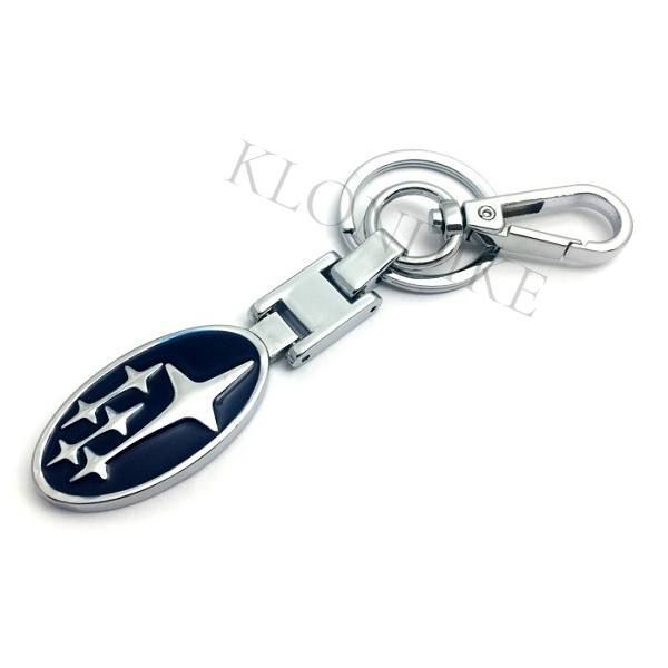 Брелок SUBARU (Субару) двухсторонний металл для ключей автомобиля  #1