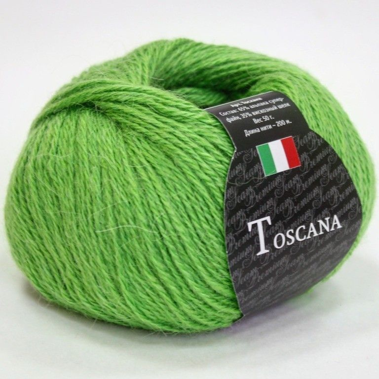 Пряжа Seam Toscana 35 Сеам Тоскана, 65% альпака суперфайн 35% вискозный шёлк, 50 г, 200 м, 1 моток  #1