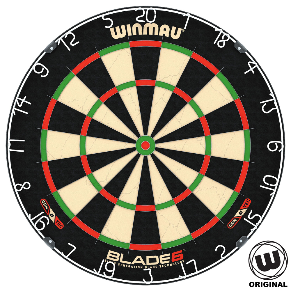 Мишень WINMAU BLADE 6 (Профессиональный уровень) для игры в Дартс - купить  с доставкой по выгодным ценам в интернет-магазине OZON (819121539)