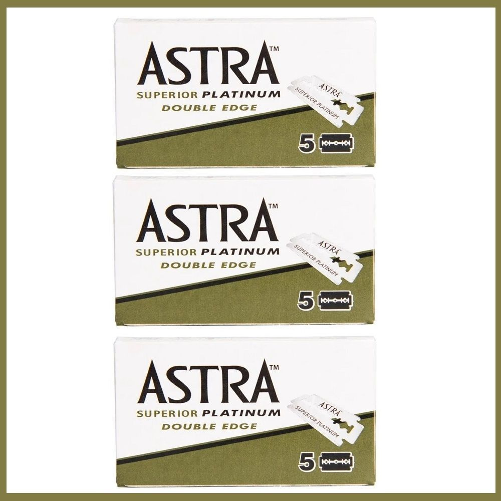 Двусторонние лезвия для Бритвы Astra Superior Platinum / Платинум, классические, для T-образных бритв #1