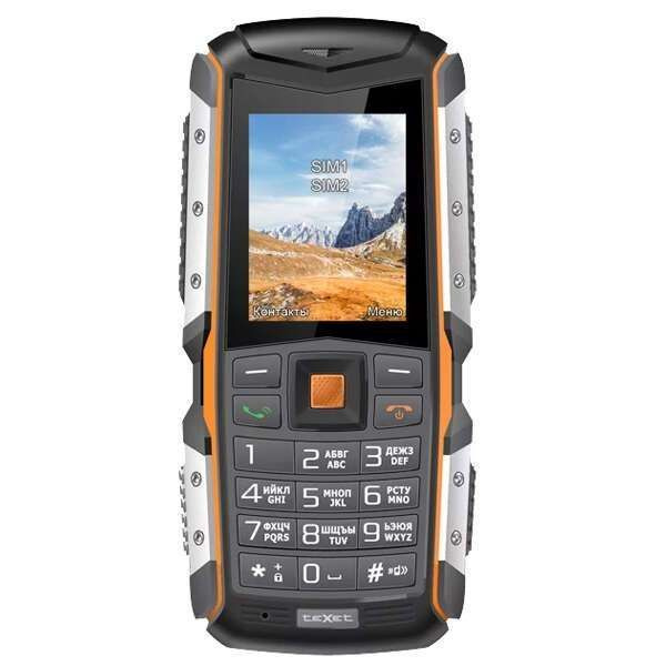 Texet Мобильный телефон TM-513R, Black-Orange #1