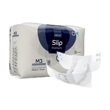 Подгузники для взрослых Abena Slip M3 объем в бедрах 70-110 cm 23 шт ночные, для лежачих больных, дышащие #1