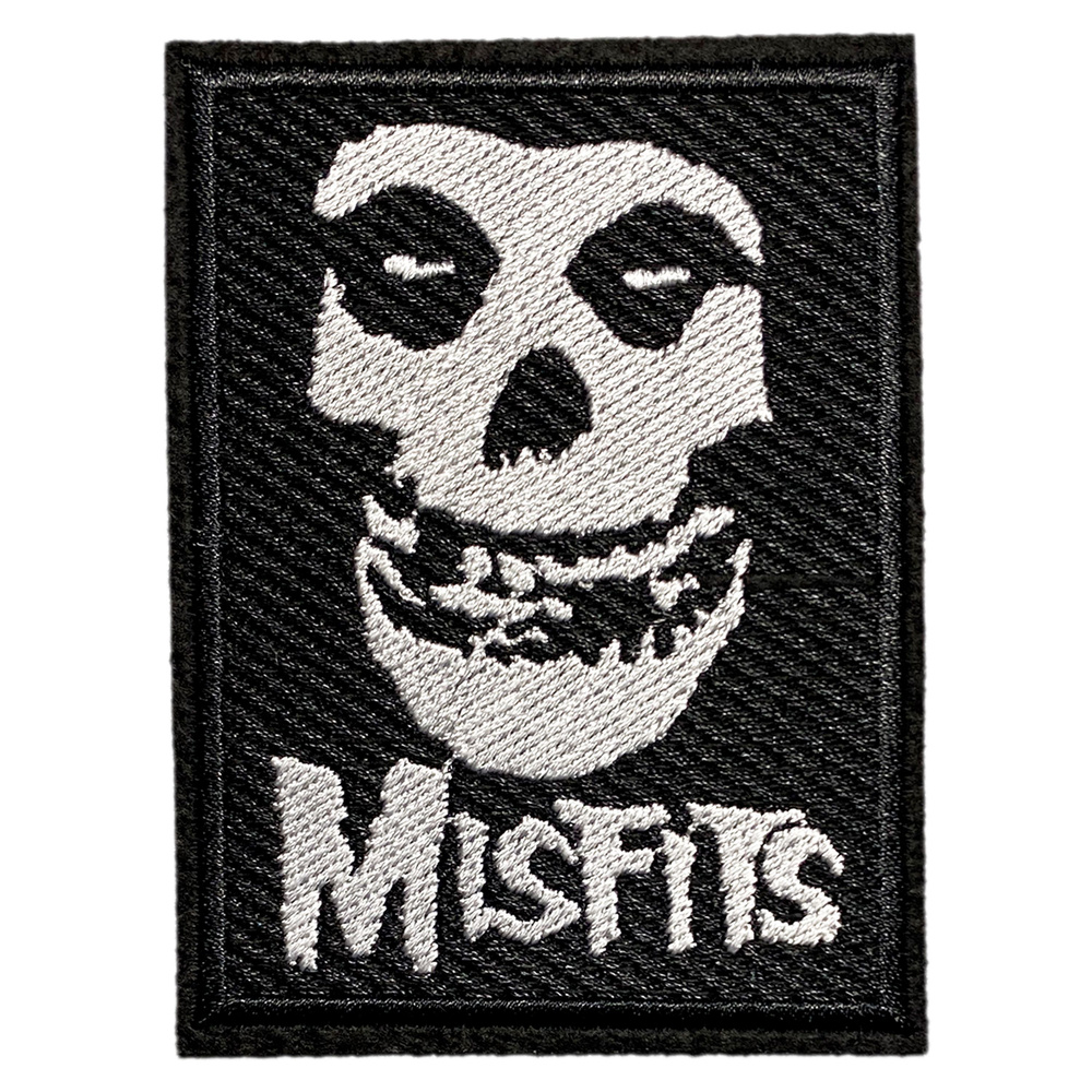 Нашивка, шеврон, патч (patch) Misfits Logo, размер 9,5*7 см, 1 шт. #1