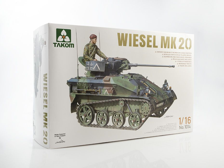 Сборная модель танка TAKOM Wiesel MK 20, масштаб 1/16 #1