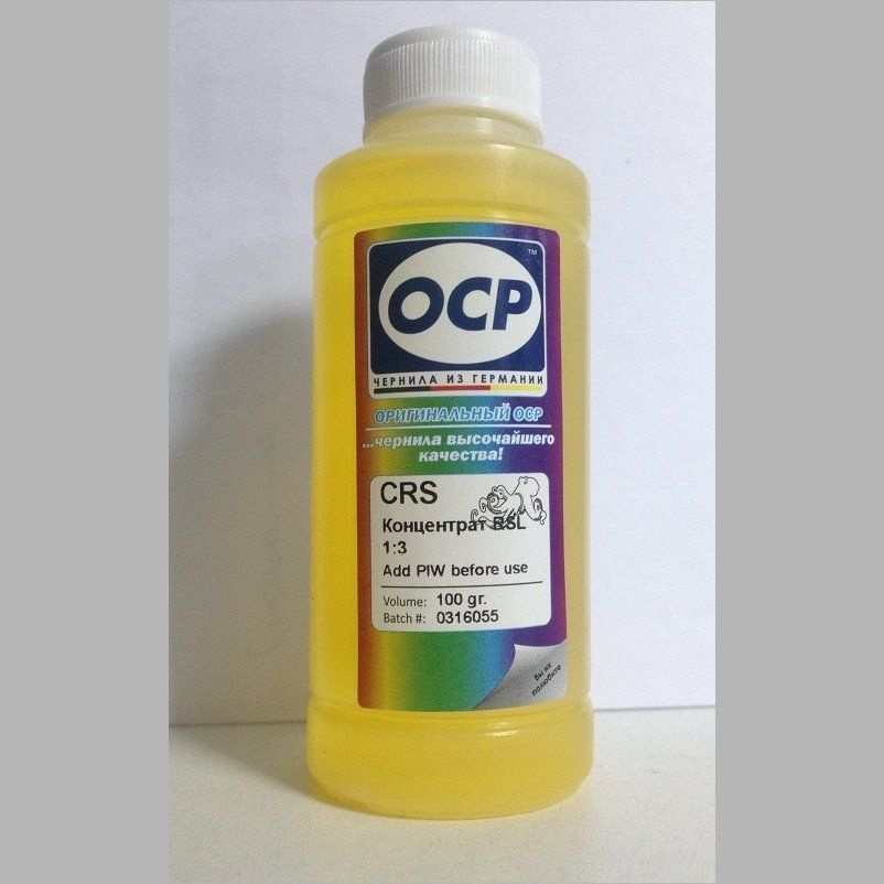 Промывочная жидкость OCP CRS (Concentrated Rinse Solution) - концентрат жидкости RSL 1:3, желтый, 100гр #1