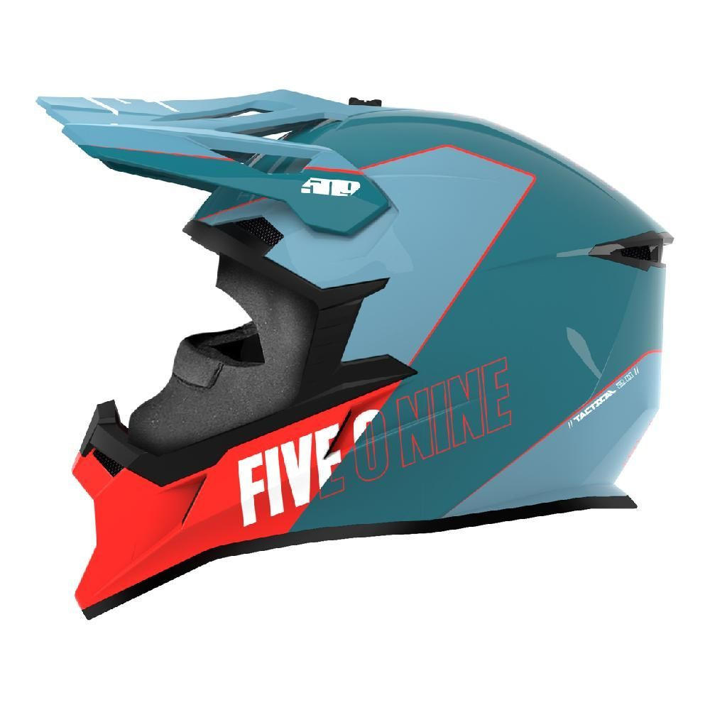 509 Шлем для снегохода, цвет: темно-зеленый, красный, размер: MD  #1