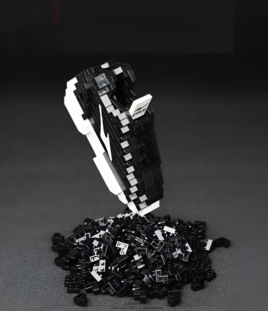Конструктор 3D из миниблоков Balody LP Кроссовок черный 302 элементов - BA210577  #1
