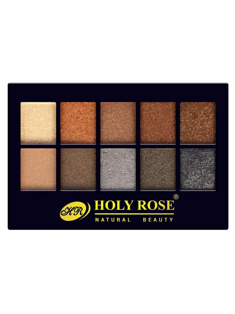 Holy Rose Тени для век, палетка теней для макияжа Eyeshadow Palette коллекция #6, 10 оттенков  #1