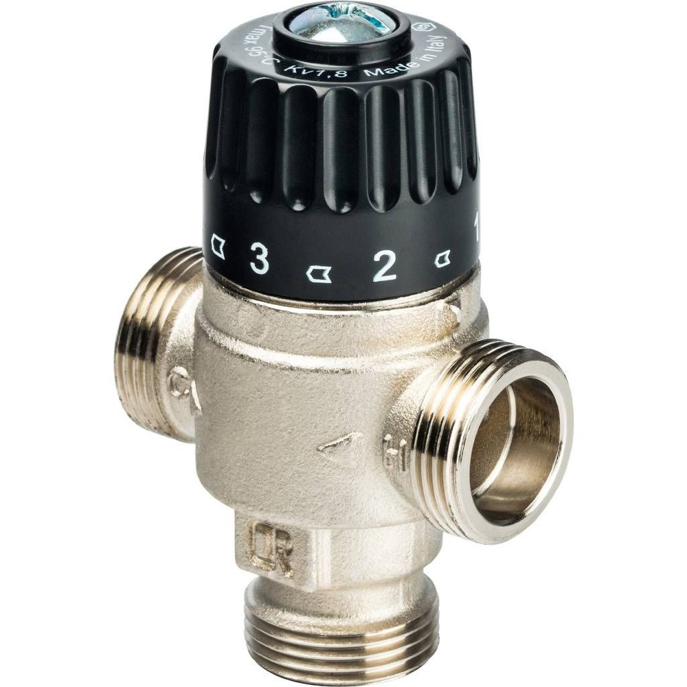 Трехходовой термостатический смесительный клапан TIM - ZEISSLER 3/4" 20-43гр, KV 1.6  #1