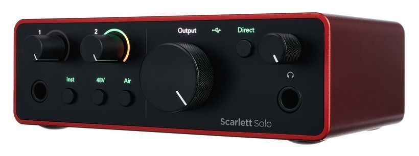 Внешняя звуковая карта Focusrite Scarlett Solo 4rd Gen #1