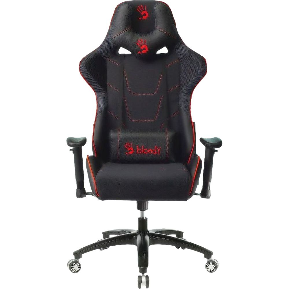 Кресло для геймера A4tech Bloody GC-400, черное красное #1