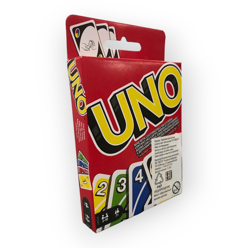 настольная карточная игра Уно / UNO (оригинал) лицензия от MATTEL, 112 карт  #1