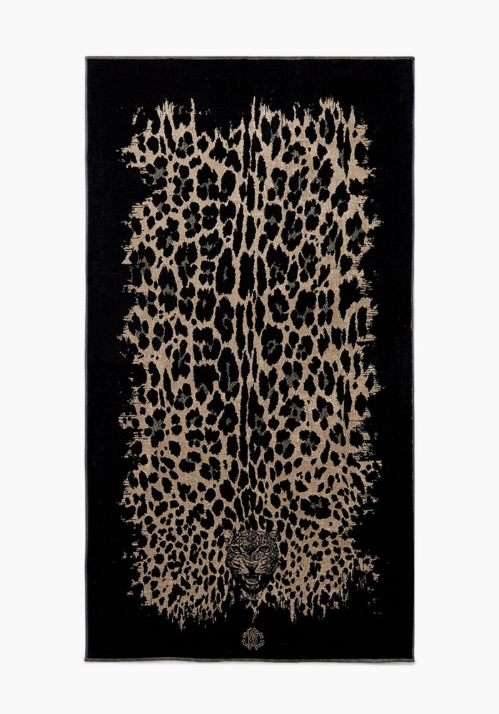 Roberto Cavalli Home Linen Полотенце банное Jaguar, Хлопок, 95x180 см, бежевый, 1 шт.  #1