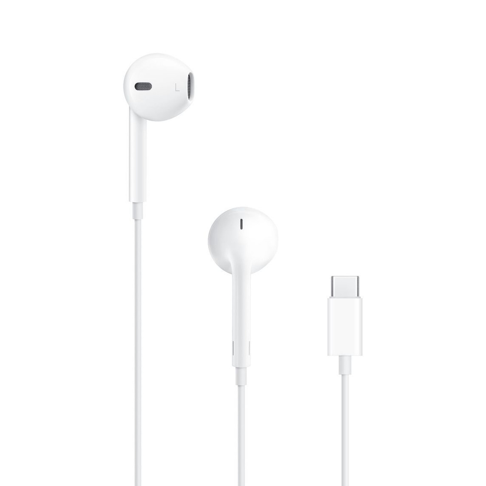 Гарнитура вкладыши Apple EarPods A3046 1.1м белый проводные в ушной раковине (MTJY3ZE/A)  #1