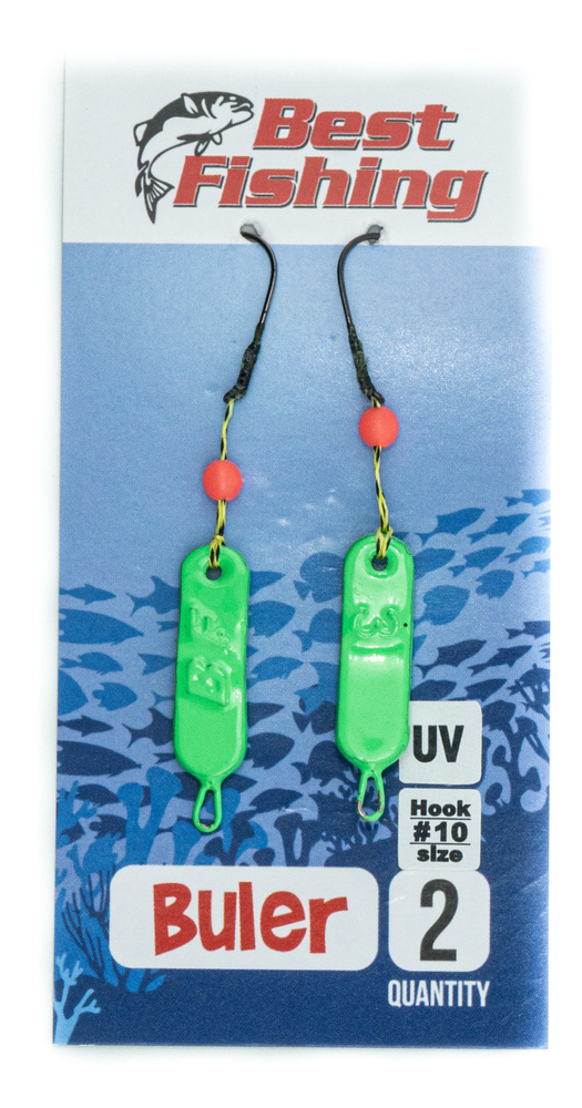 Булеры Best Fishing Neon, #10, 3 г, зеленый UV #1