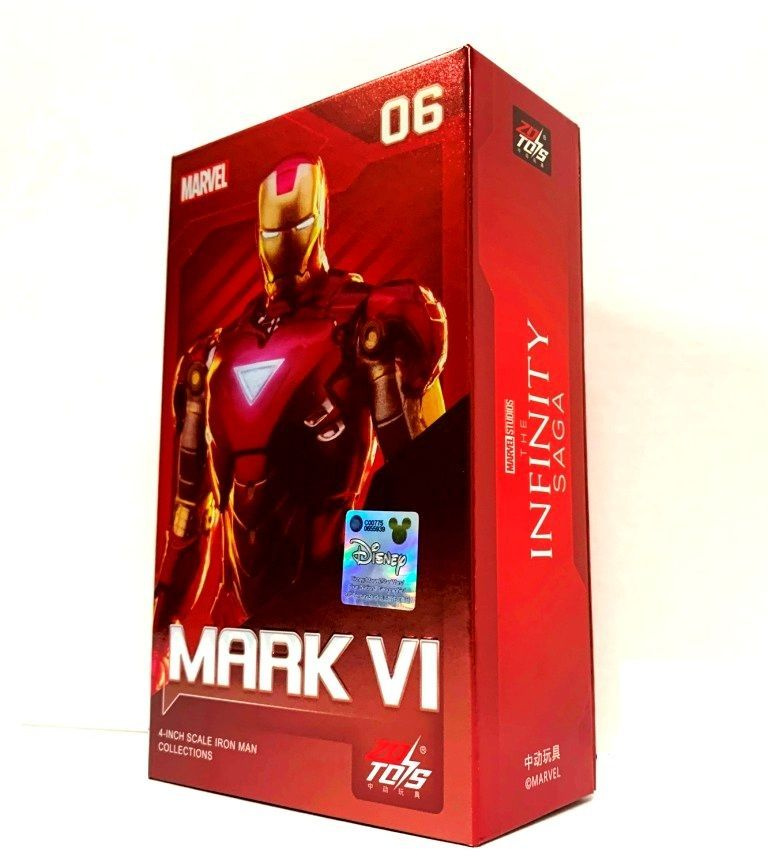 Лицензионная фигурка ZD Toys "Железный человек/Марк VI" (Iron Man, 11 см)  #1