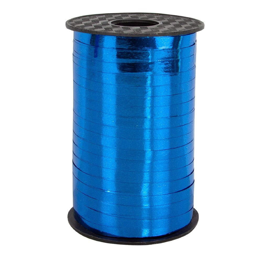Лента полипропиленовая (0,5 см*250 м) Синий, Металлик, 1 шт. #1