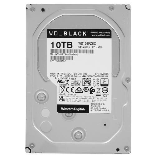 Western Digital 10 ТБ Внутренний жесткий диск Black (WD101FZBX) (WD101FZBX)  #1