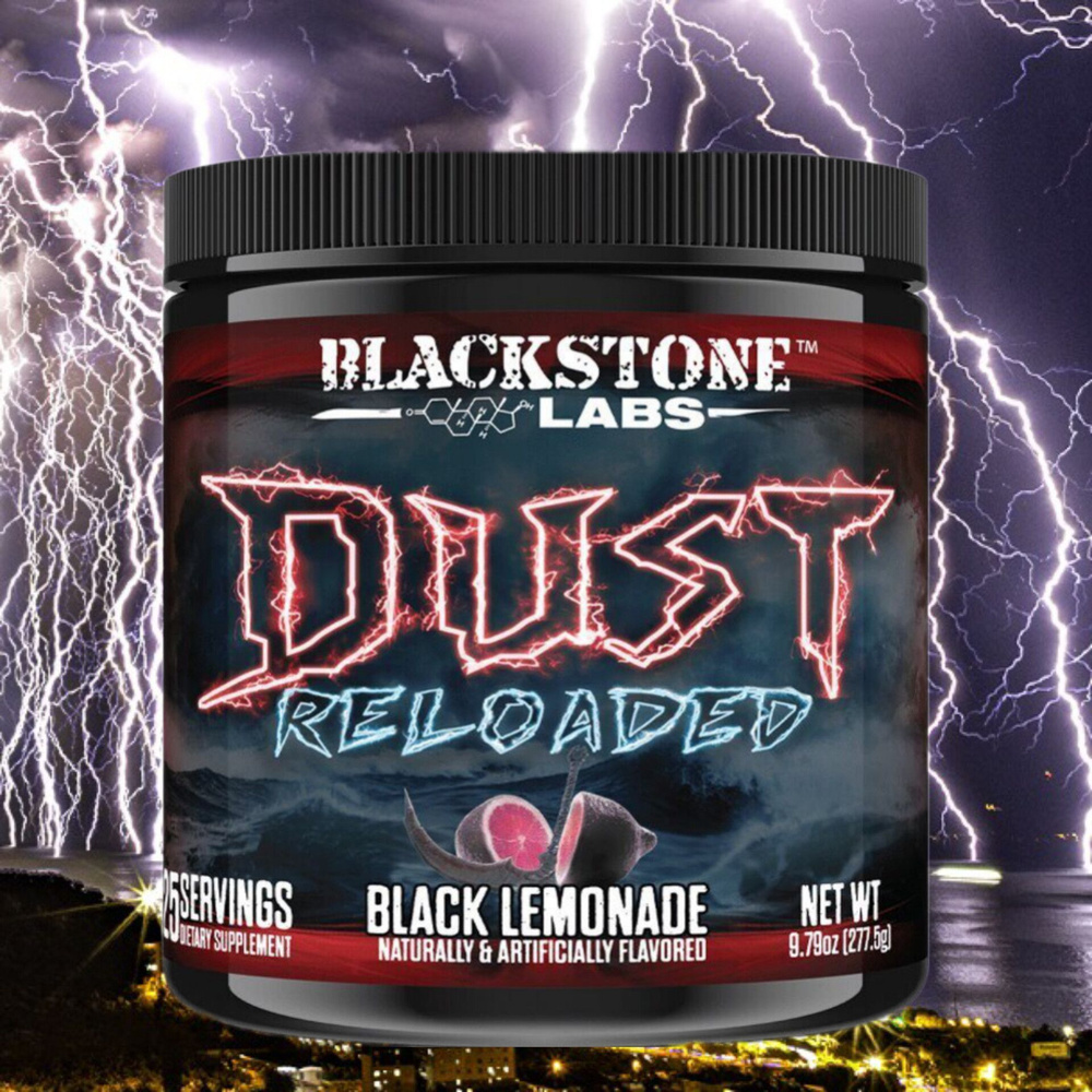 Топовый предтренировочный комплекс DUST RELOADED BlackStone LABS, 25 порций, black lemonade  #1