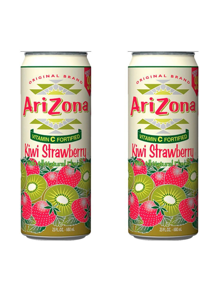 Напиток AriZona Kiwi Strawberry 680мл х 2шт #1