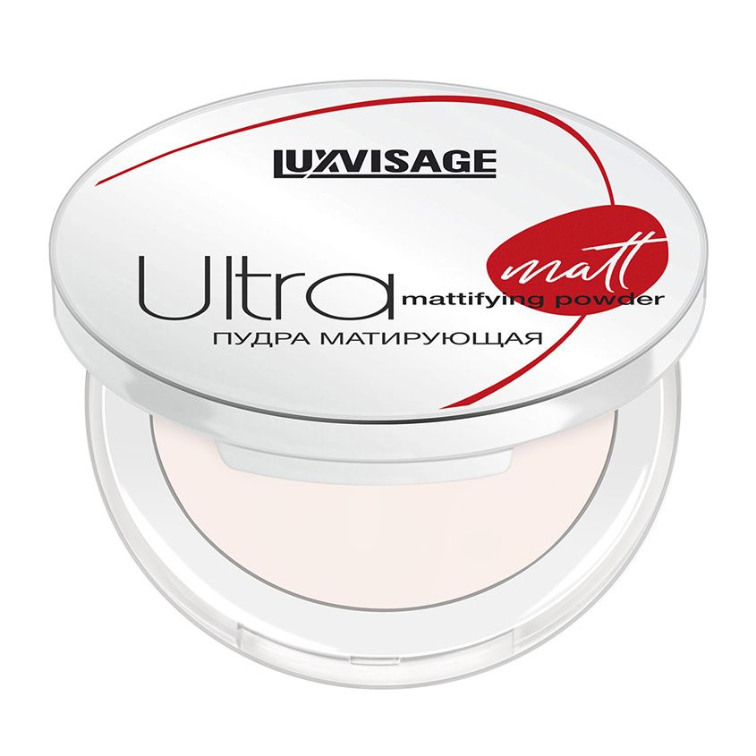 Пудра компактная для лица LUXVISAGE ULTRA MATT тон 101 porcelain #1