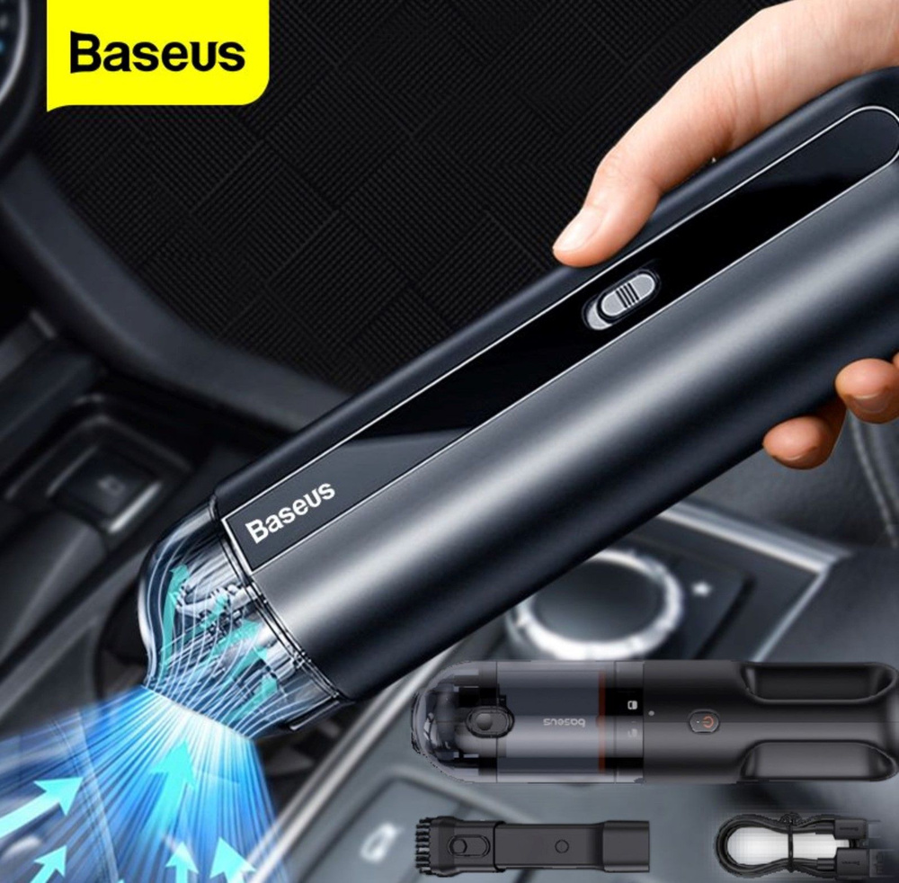 Автомобильный пылесос Baseus AP01 Handy Vacuum Cleaner 5000Pa #1
