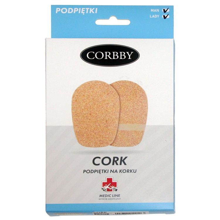 Подпяточник пробковый 1 см. CORBBY Cork., Женский #1