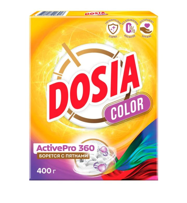 Dosia Порошок для стирки Optima Color, 400 г, 1 шт #1