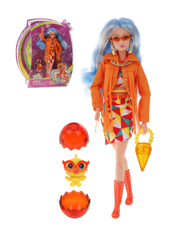 Кукла для девочки Дефа модница с питомцем, 30 см #1