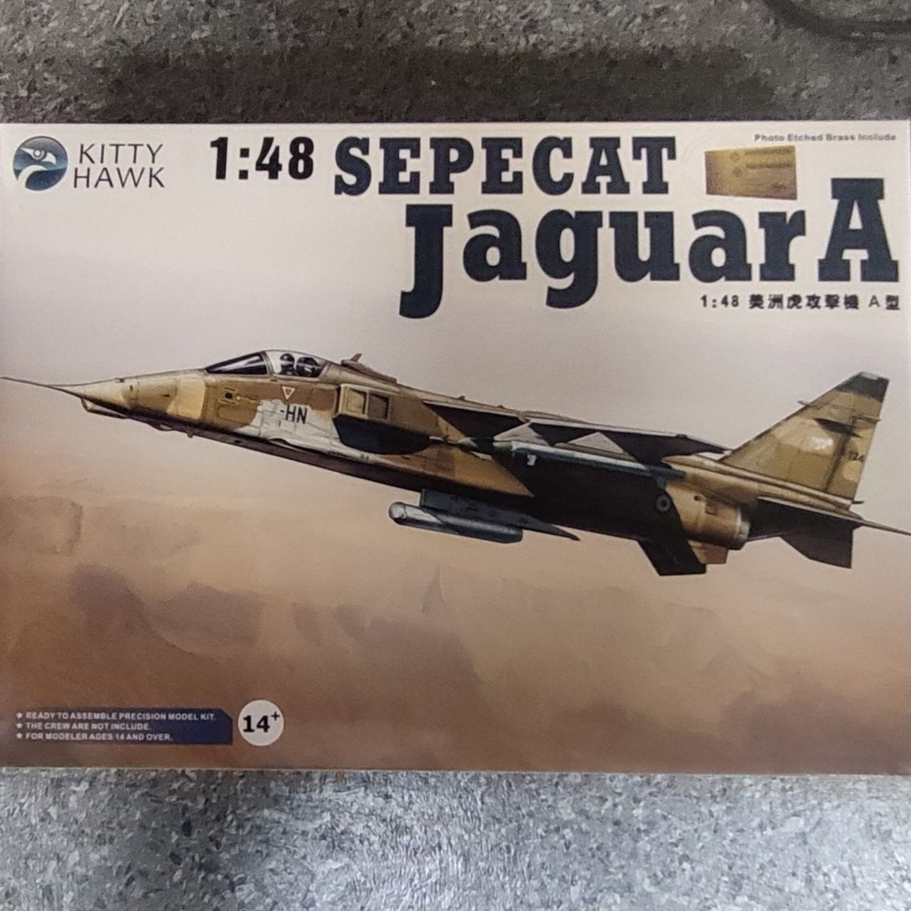 Сборная модель SEPECAT Jaguar, KittyHawk, 1/48 #1