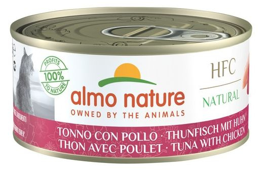 Консервы для кошек с курицей и тунцом, HFC Natural - Tuna and Chicken 150г  #1