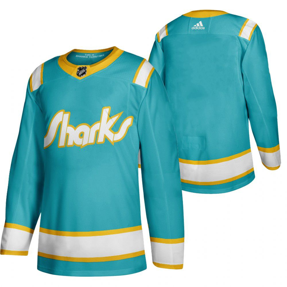 NHL джерси хоккейная Сан-Хосе Шаркс San Jose Sharks Jersey adidas #1