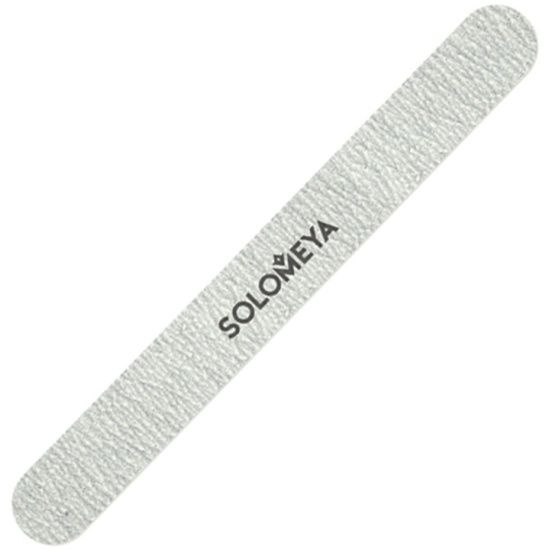 Пилка профессиональная для натуральных и искусственных ногтей SOLOMEYA Silver Nail File, Серебро 180/240 #1