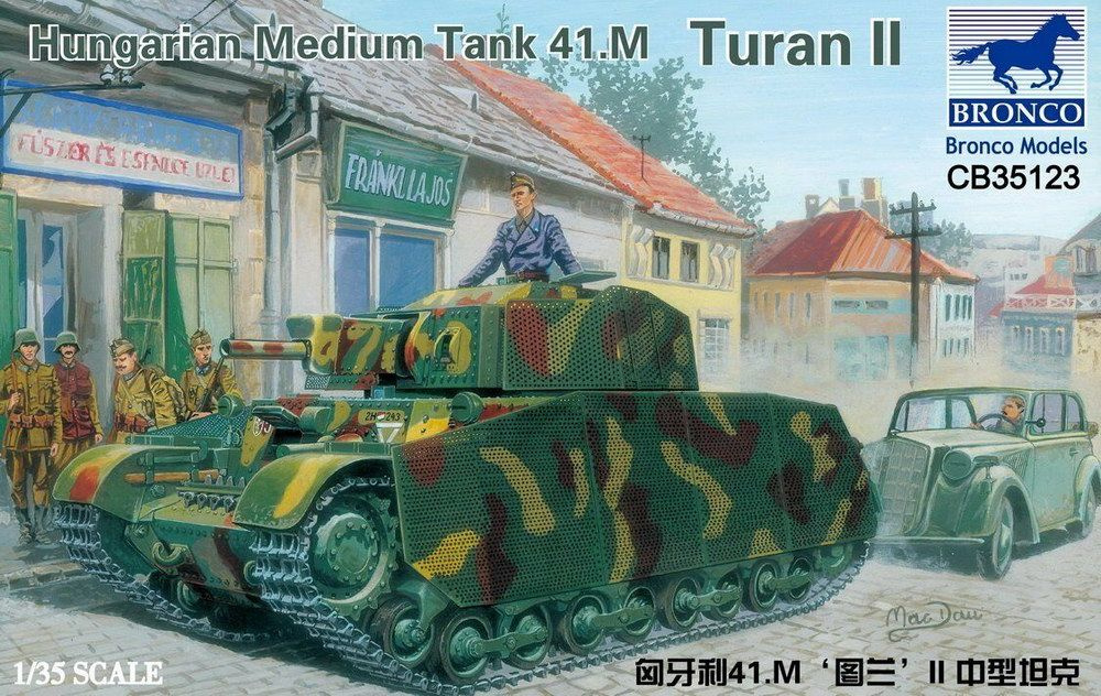 Сборная модель танка Bronco Models Танк Hungarian Medium Tank 41.M Turan II, масштаб 1/35  #1