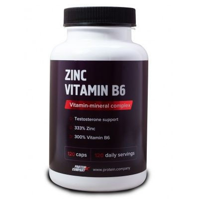 Витамино-минеральный комплекс спортивный PROTEIN.COMPANY Zinc vitamin B6 120 капсул  #1