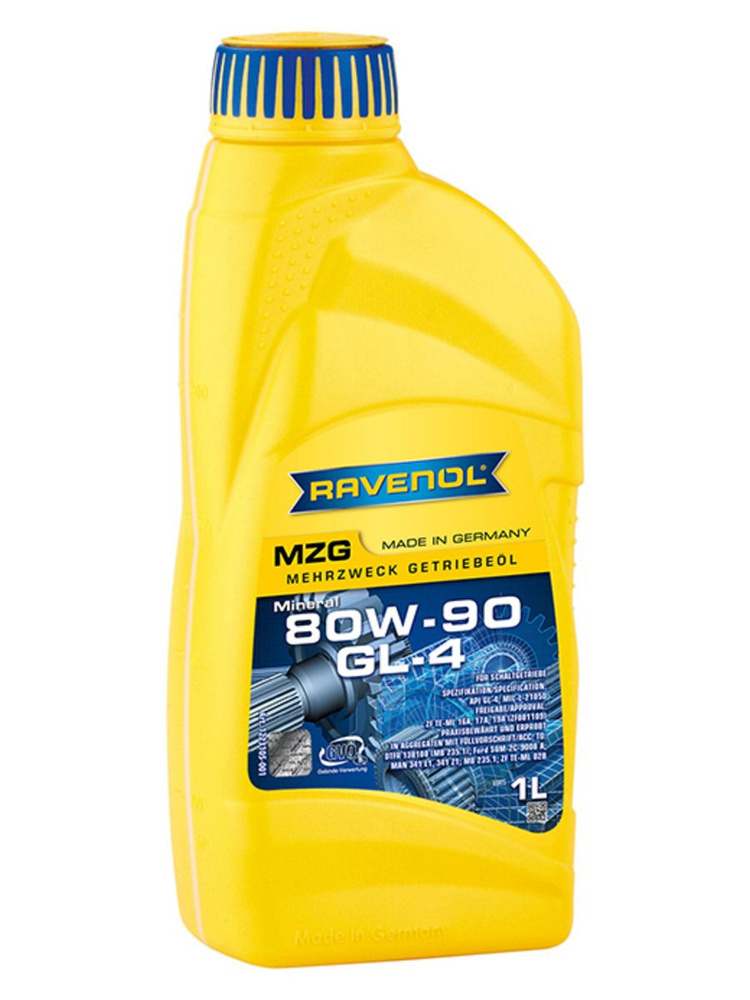 Трансмиссионное масло RAVENOL MZG 80W-90, 1 литр #1