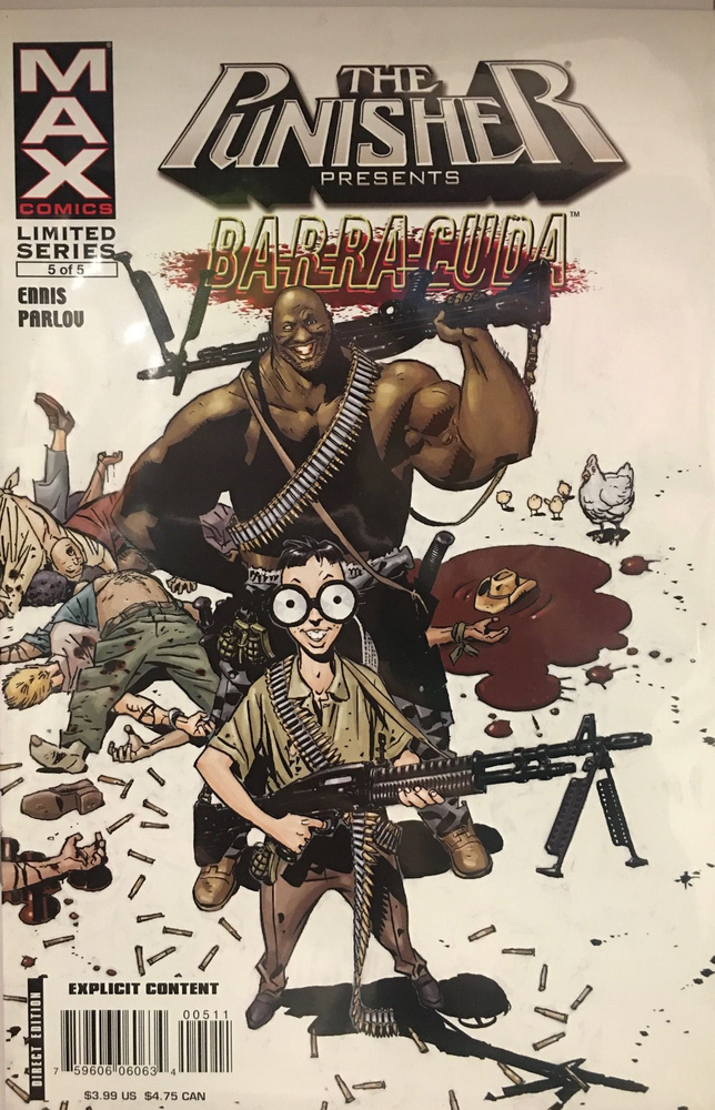 The Punisher presents Barracuda #5 Max Comics. Официальный комикс на английском языке.  #1