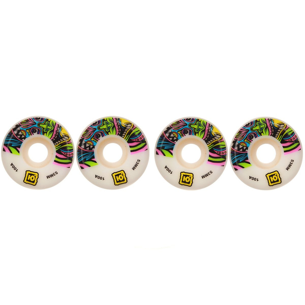 Комплект колес для скейтборда Union Totem fun, 53mm/100a, F2 #1