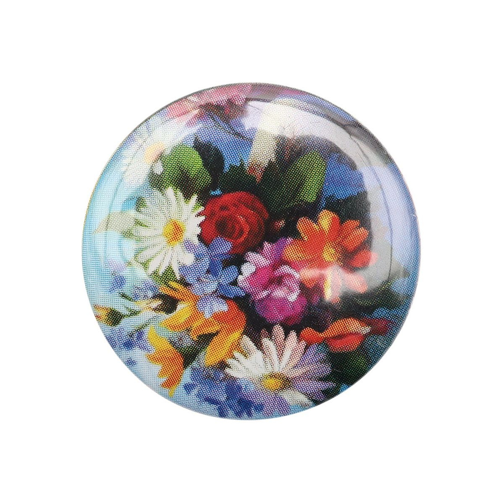 Игольница магнитная для вышивки Яркий букет цветов, 25*3 мм, Hobby&Pro, ИГ-2323  #1