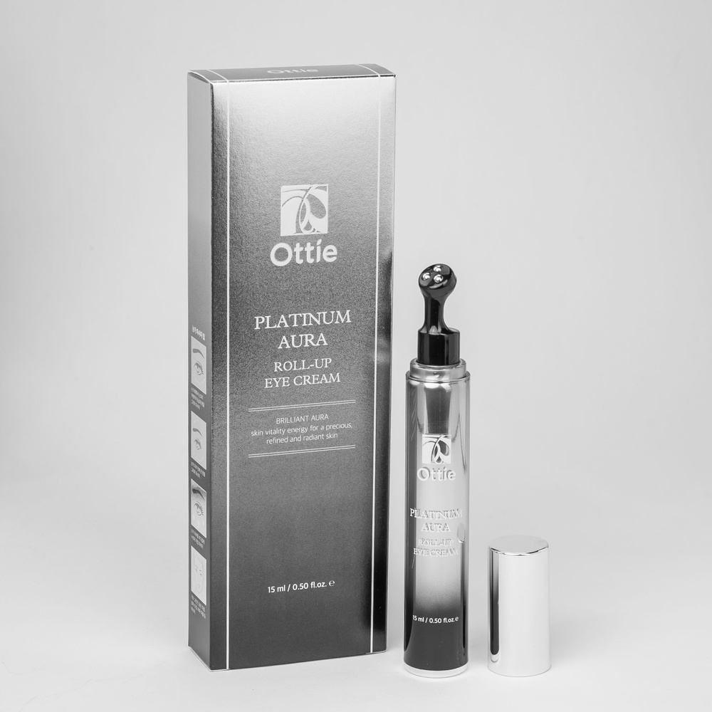Крем для век с платиной и экстрактом черной икры Ottie Platinum Aura ...