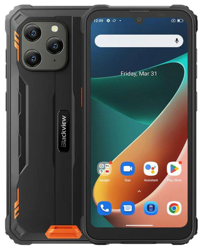 Blackview Смартфон BV5300 Pro 4/64Gb Orange 4/64 ГБ, черный, оранжевый #1